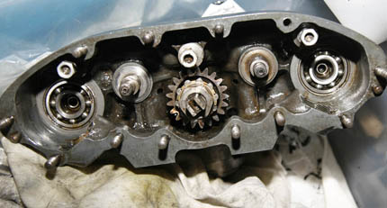 Cambox Shell with idler gears removed